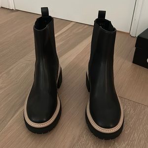 Open Edit Mya Lug Sole Chelsea Bootie